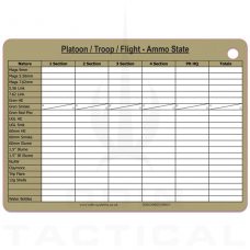 A6 Platoon/Troop/Fight Slate Card 
