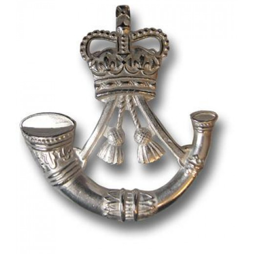 Rifles Issued Cap Badge 