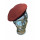 Maroon Officers Small Crown Beret